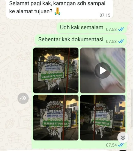 Pengiriman Papan Bunga Selamat Pasar Minggu
