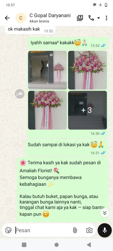 Pengiriman Karangan Bunga Pasar Minggu