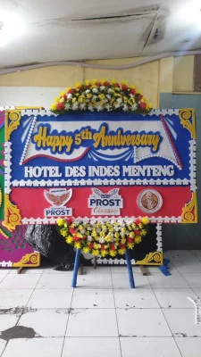 Papan Bunga di Pasar Minggu